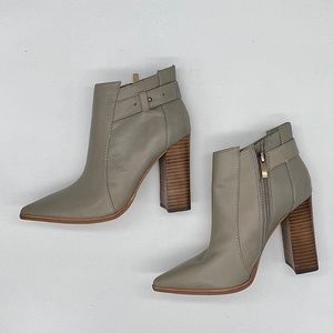 Steven By Steve Madden Taupe Ankle Booties